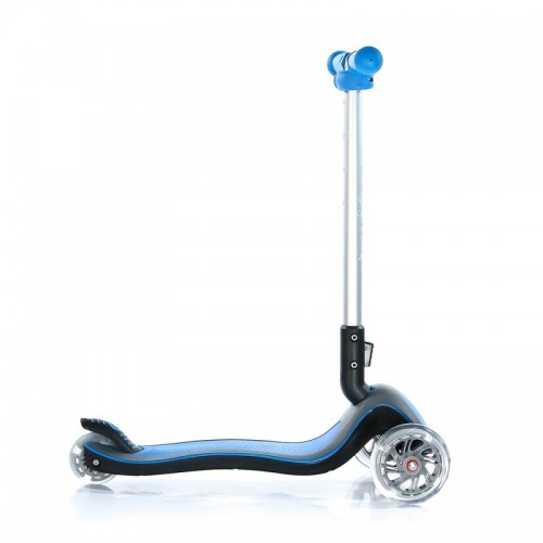 Самокат Scooter Maxi Micar Cosmo Синий со светящимися колёсами и бампером